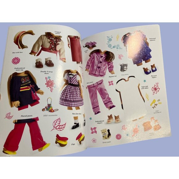 American Girl Ultimate Sticker Collection Dress Up Book With Stickers - Picture 12 of 15